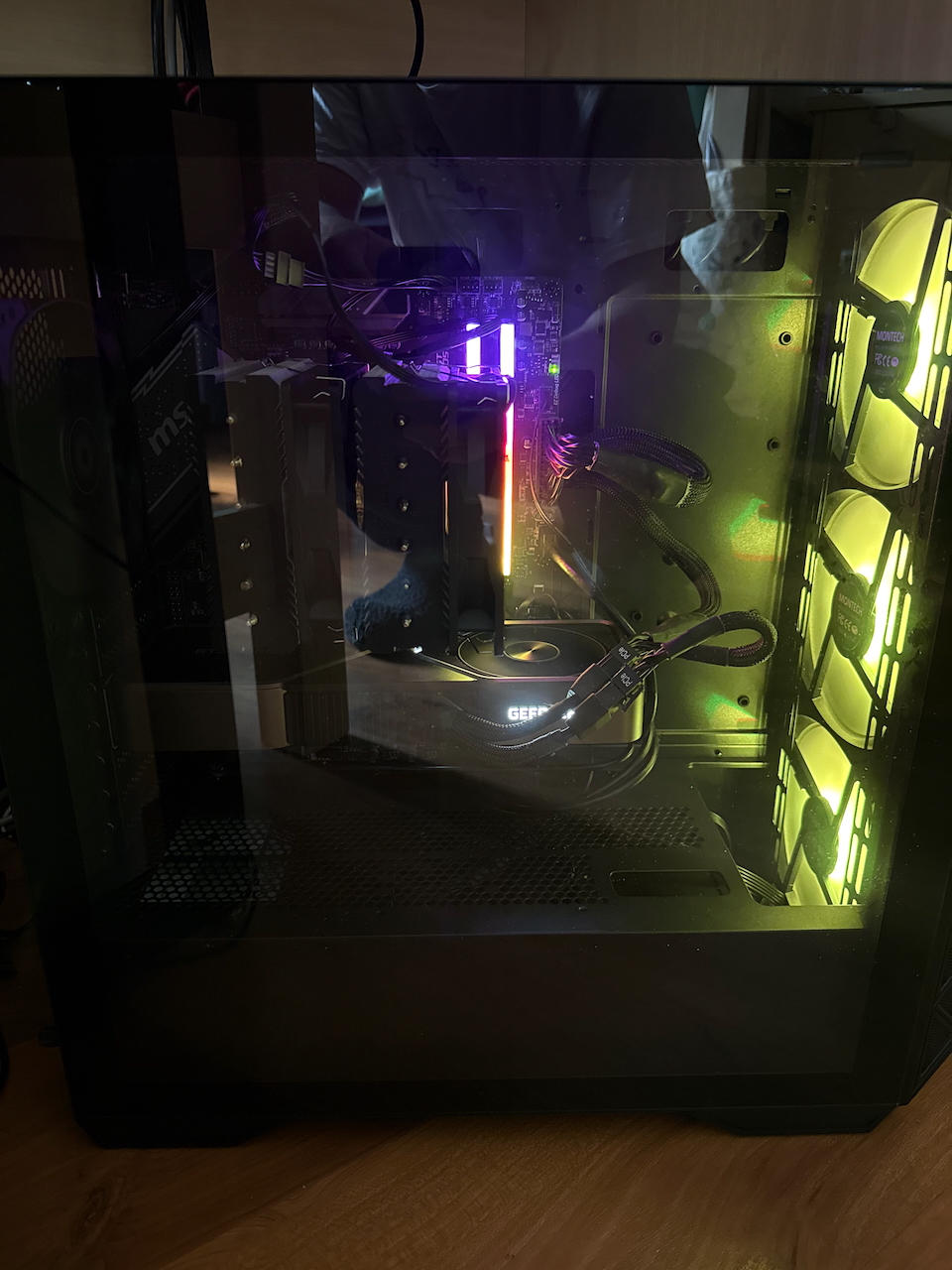 computer build from hell finally finished